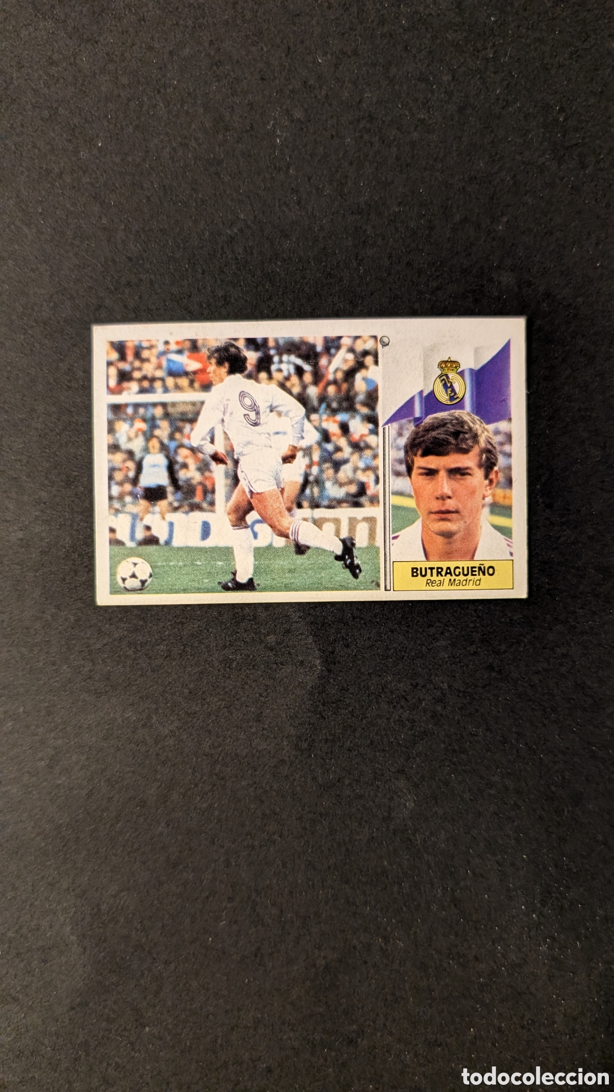 Figurine di Calcio: L1 BUTRAGUE&Ntilde;O REAL MADRID LIGA ESTE 1986/87 86 87 DESPEGADO