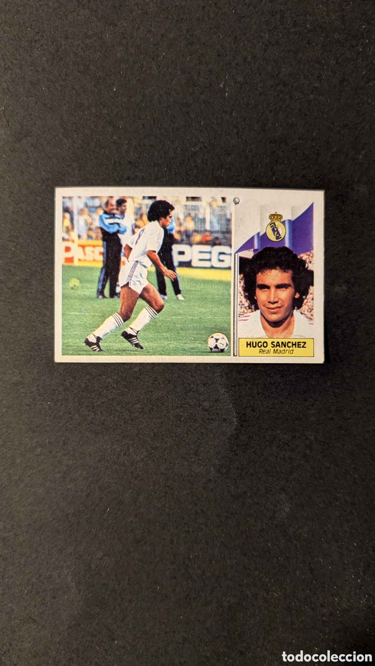 Figurine di Calcio: L1 HUGO SANCHEZ REAL MADRID LIGA ESTE 1986/87 86 87 DESPEGADO
