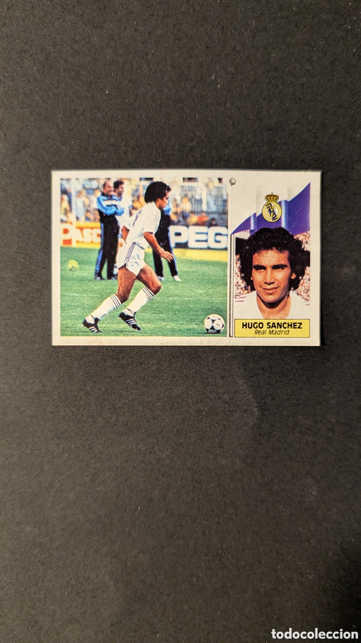 Figurine di Calcio: L1 HUGO SANCHEZ REAL MADRID LIGA E&Ccedil;STE 1986/87 86 87 DESPEGADO