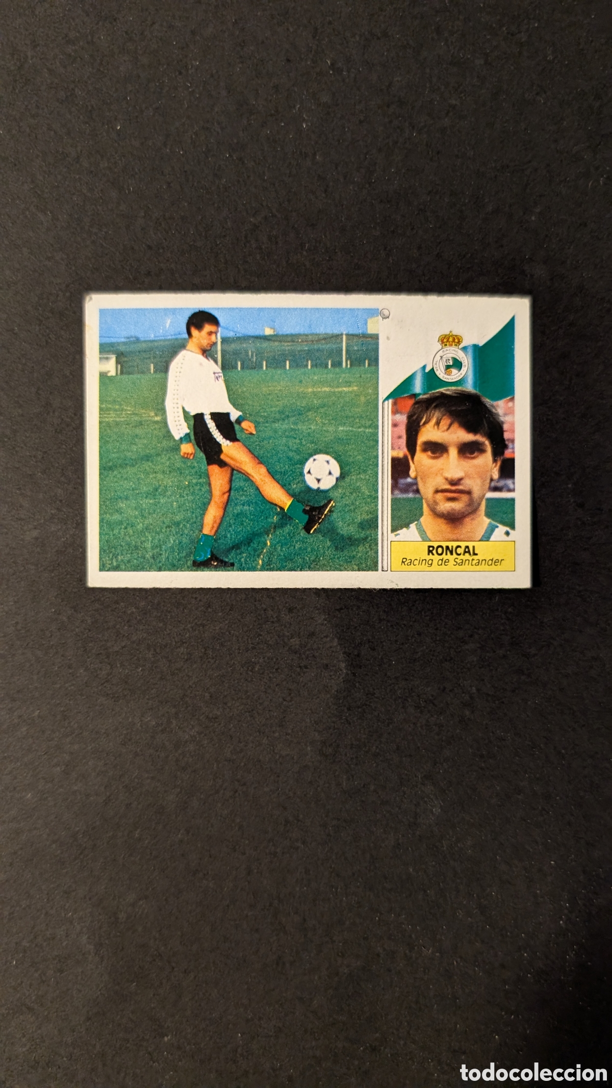 Figurine di Calcio: L1 RONCAL VERSION MEDIAS RACING SANTANDER LIGA ESTE 1986/87 86 87 DESPEGADO LEVE