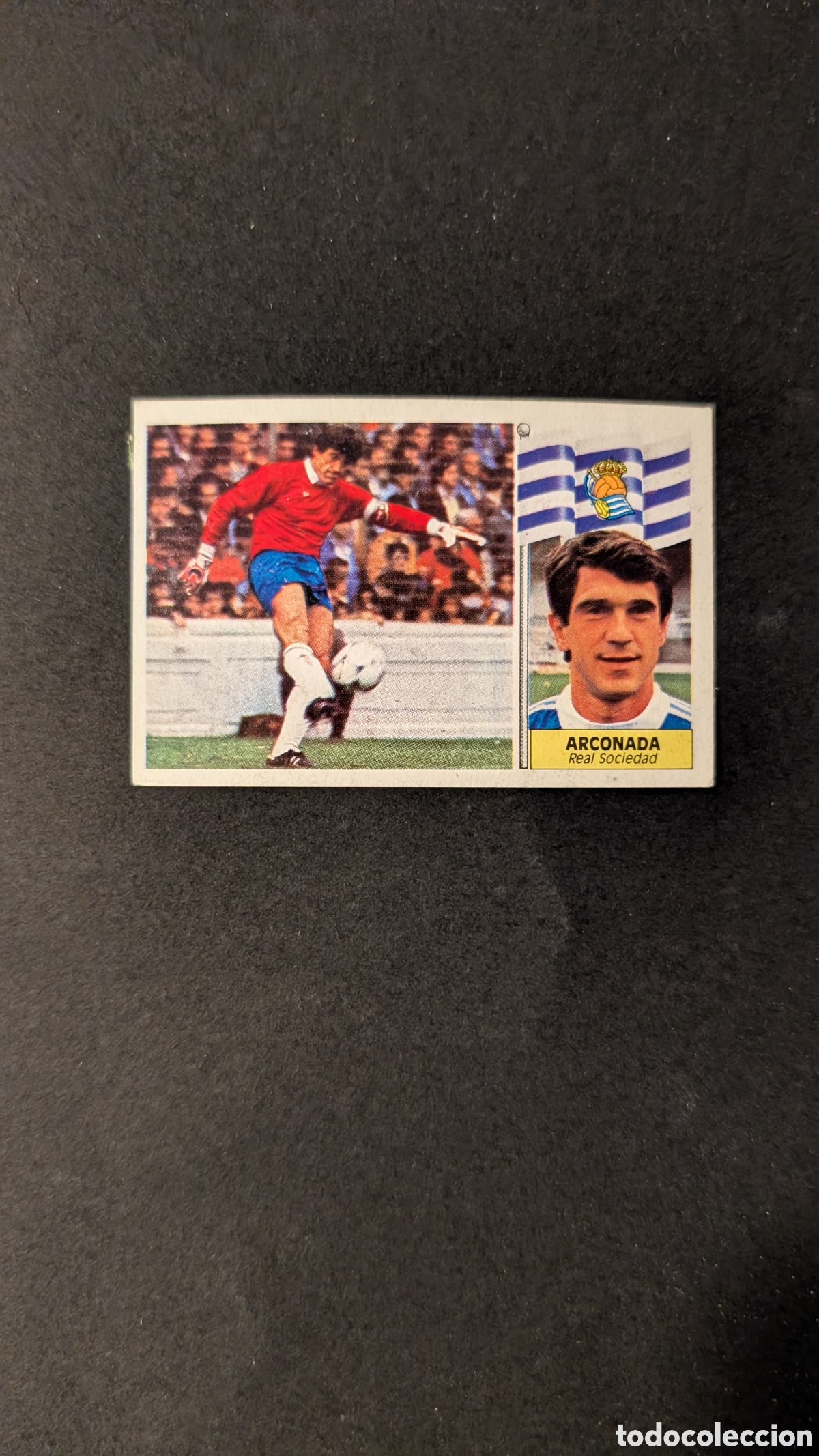 Fu&szlig;ball-Sticker: L1 ARCONADA REAL SOCIEDAD LIGA ESTE 1986/87 86 87 DESPEGADO