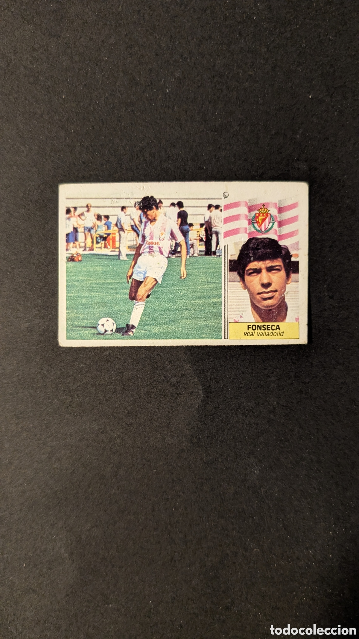 Fu&szlig;ball-Sticker: L1 FONSECA VALLADOLID BAJA LIGA ESTE 1986/87 86 87 DESPEGADO