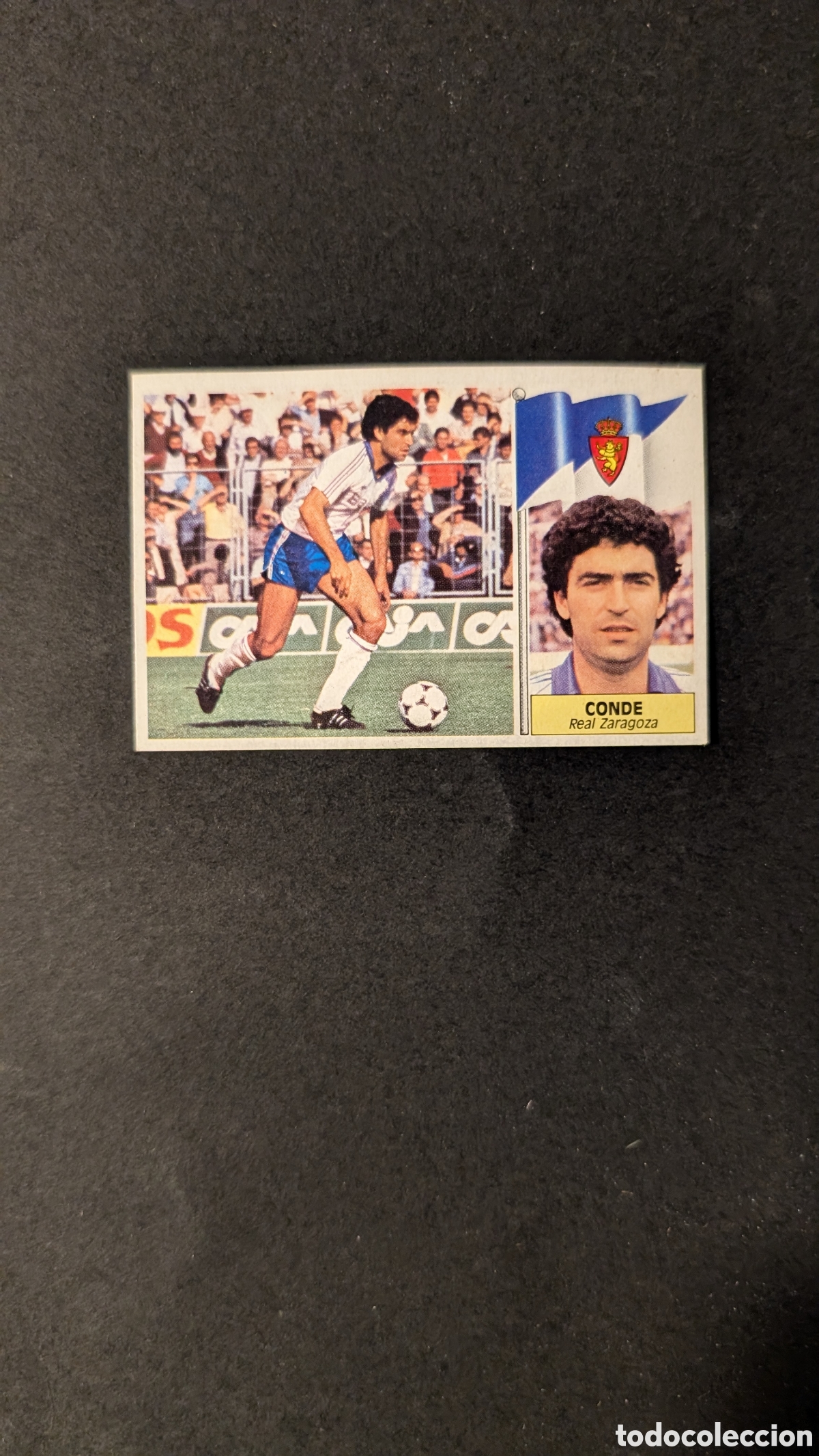 Cromos de Futebol: L1 CONDE ZARAGOZA BAJA LIGA ESTE 1986/87 86 87 DESPEGADO