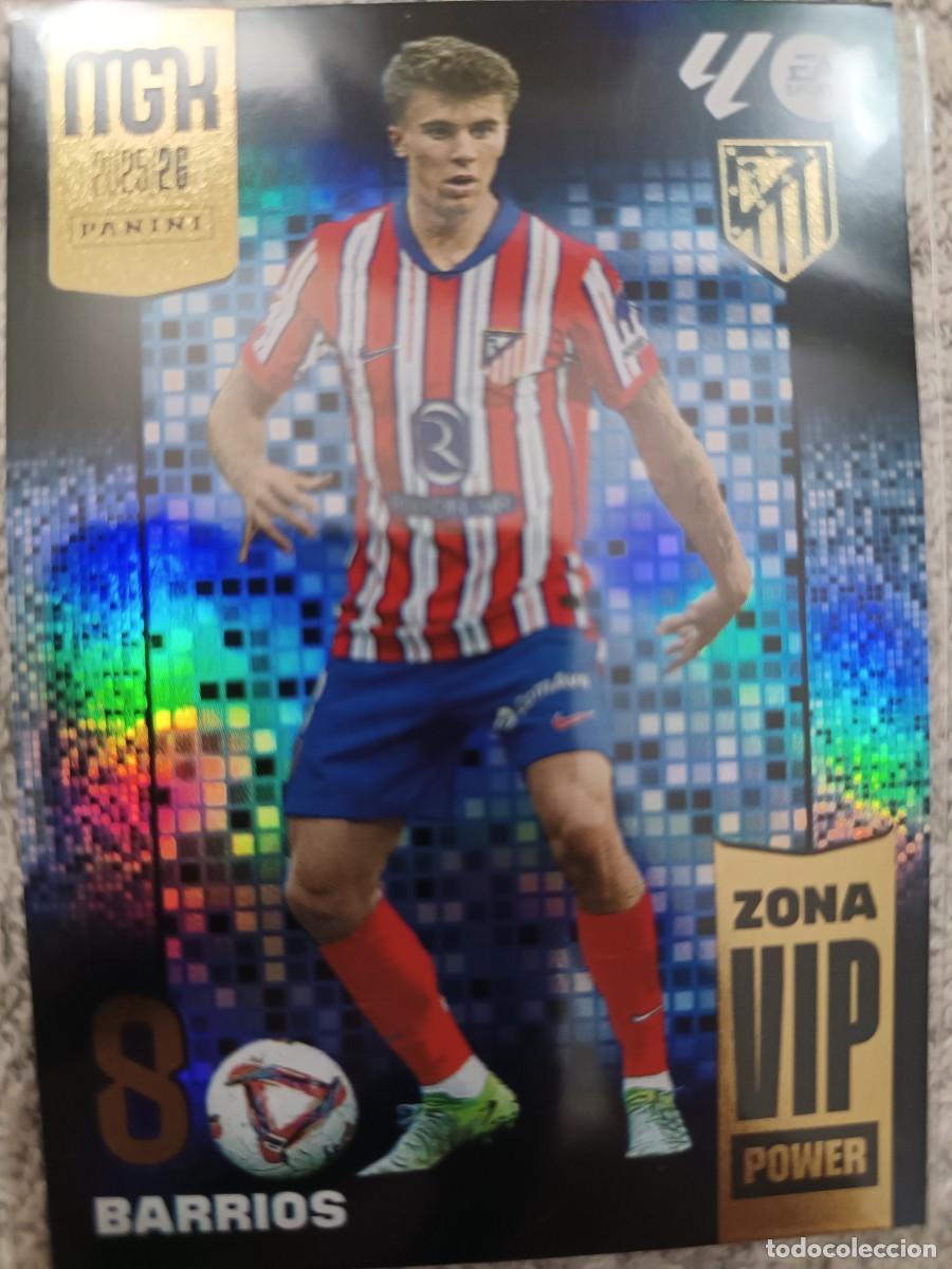 Cromos de f&uacute;tbol: MEGACRACKS 2025-2026 P 389 BARRIOS ZONA VIP POWER