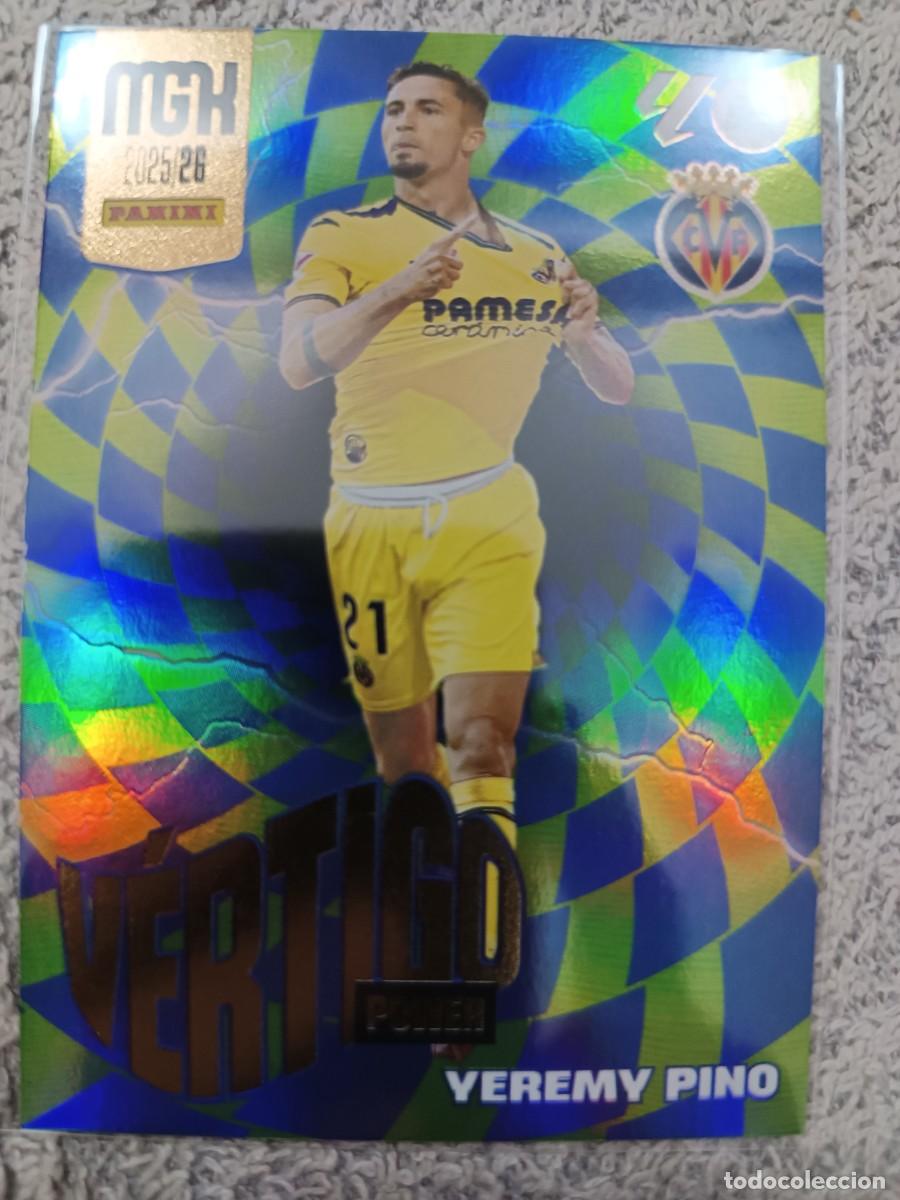 Cromos de f&uacute;tbol: MEGACRACKS 2025-2026 P387 YEREMI PINO VILLARREAL CF VERTIGO