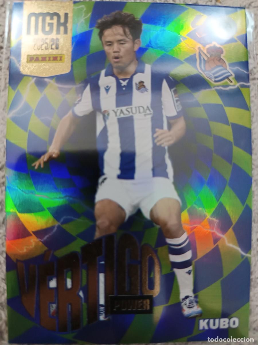 Cromos de f&uacute;tbol: MEGACRACKS 2025-2026 P384 KUBO REAL SOCIEDAD VERTIGO POWER