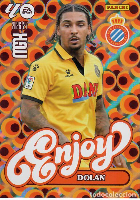 Cromos de f&uacute;tbol: TRADING CARD PANINI MEGACRACKS 26 27 - MGK 382 ENJOY - DOLAN - ESPANYOL