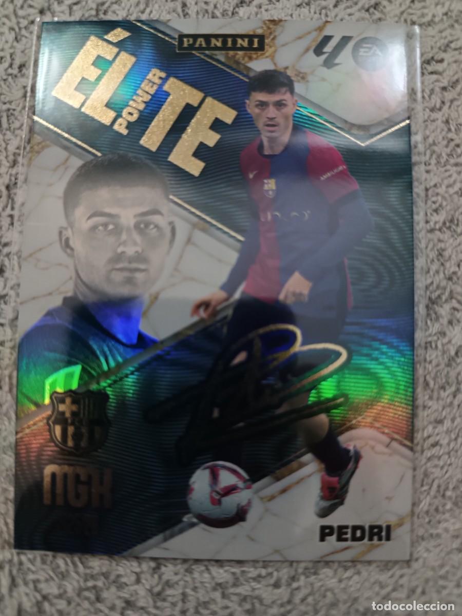 Cromos de f&uacute;tbol: MEGACRACKS 2025-2026 P15 PEDRI ELITE POWER FIRMADA
