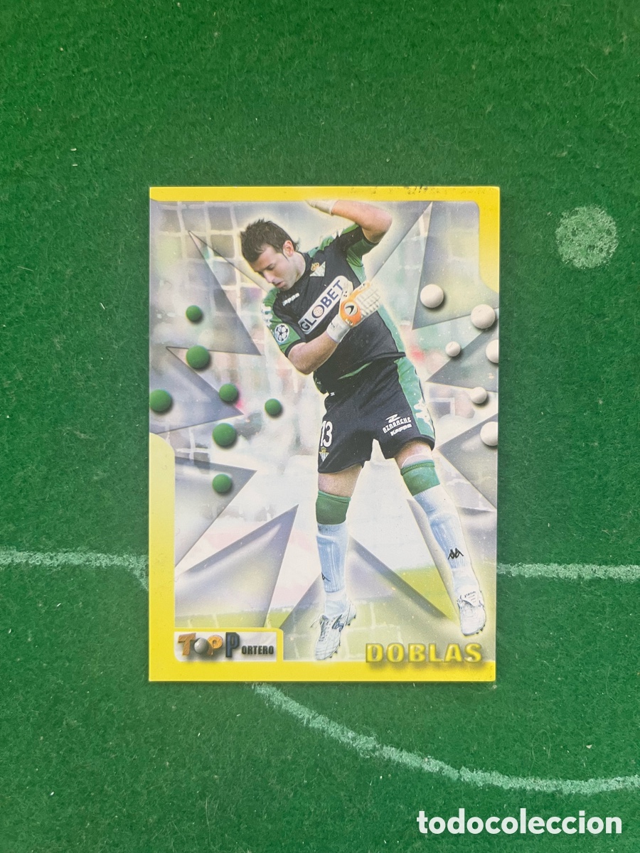 Cromos de f&uacute;tbol: 4 DOBLAS REAL BETIS TOP LIGA 2005 2006 MUNDICROMO TOP PORTERO