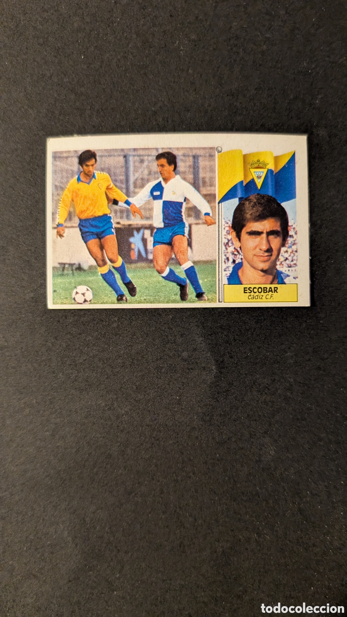 Cromos de f&uacute;tbol: L1 ESCOBAR CADIZ BAJA LIGA ESTE 1986/87 86 87 DESPEGADO