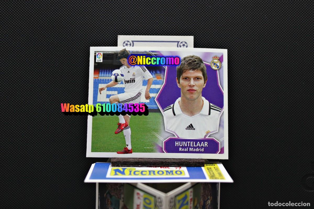 Cromos de f&uacute;tbol: huntelaar real madrid 2008 2009 nuevo sin pegar fichaje invierno ampliacion liga 08 09 niccromo