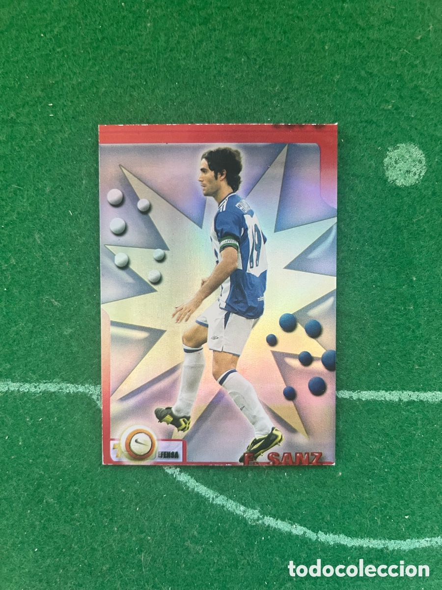Cromos de f&uacute;tbol: 64 FERNANDO SANZ MALAGA TOP LIGA 2005 2006 MUNDICROMO TOP DEFENSA BRILLO