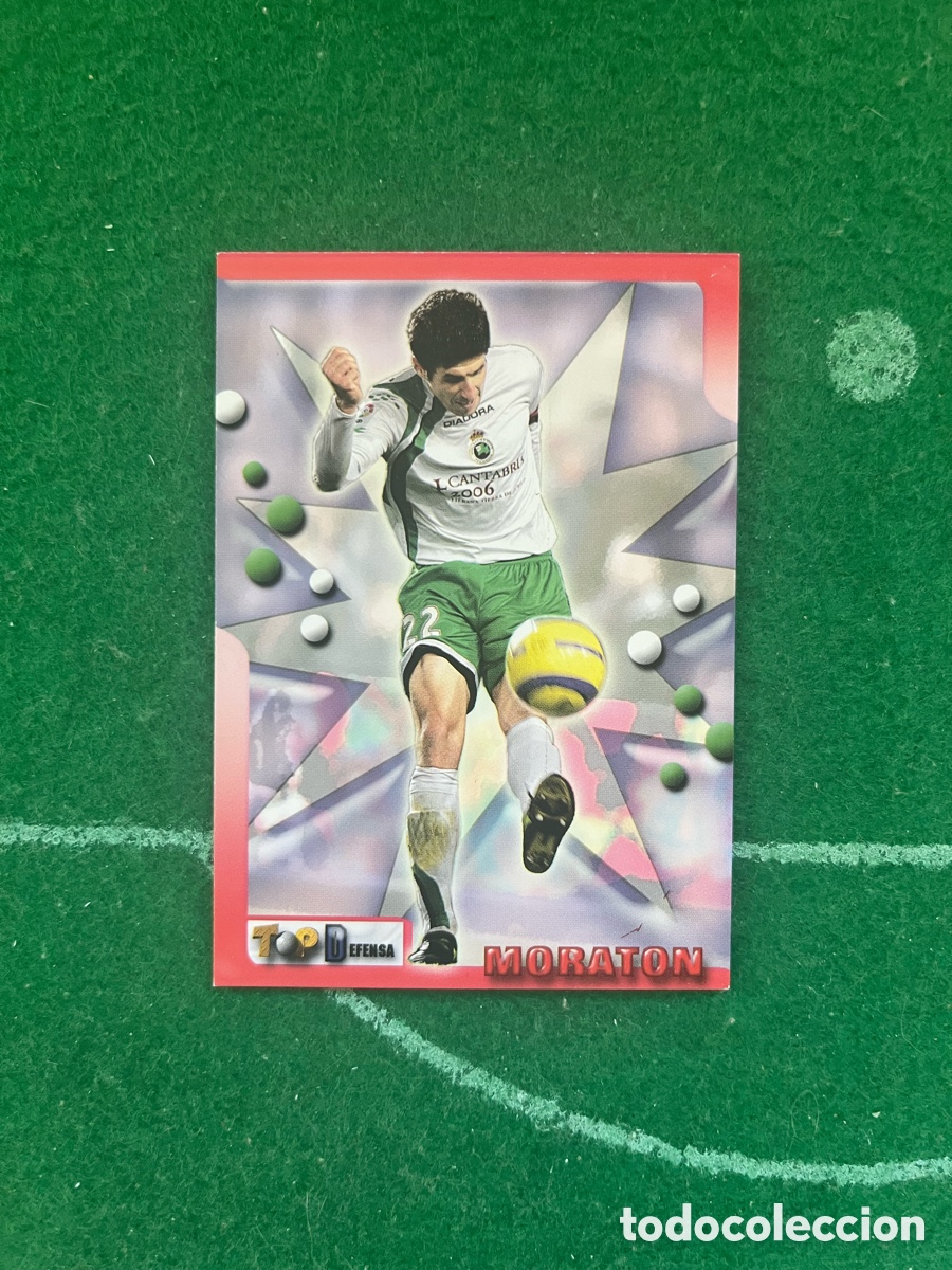 Cromos de f&uacute;tbol: 68 MORATON RACING DE SANTANDER TOP LIGA 2005 2006 MUNDICROMO TOP DEFENSA