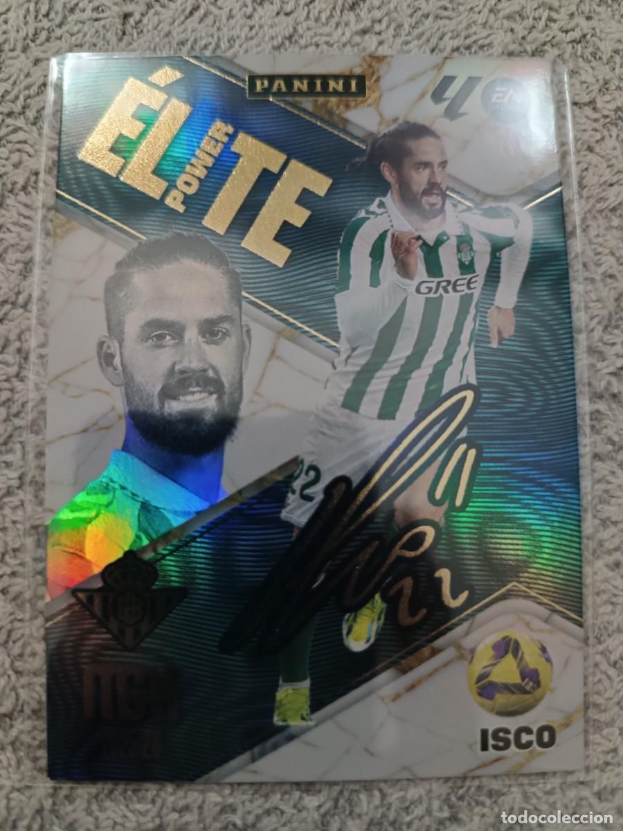 Cromos de f&uacute;tbol: MEGACRACKS 2025-2026 P7 ISCO &Eacute;LITE POWER FIRMADA