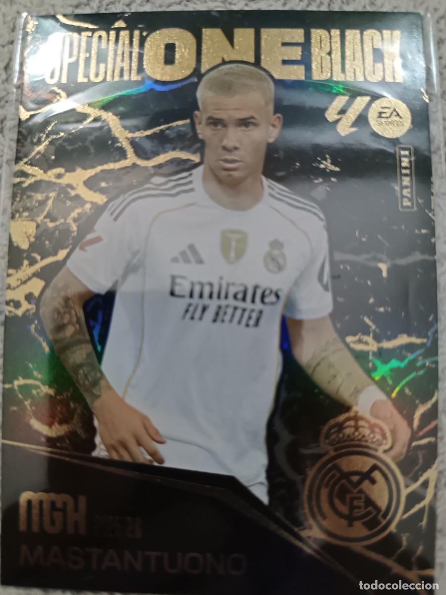 Cromos de f&uacute;tbol: MEGACRACKS 2025-2026 MASTANTUONO REAL MADRID SPECIAL ONE BLACK