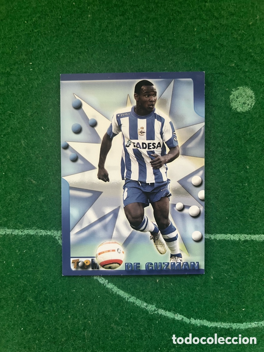 Cromos de f&uacute;tbol: 97 DE GUZM&Aacute;N DEPORTIVO DE LA CORU&Ntilde;A TOP LIGA 2005 2006 MUNDICROMO TOP MEDIO
