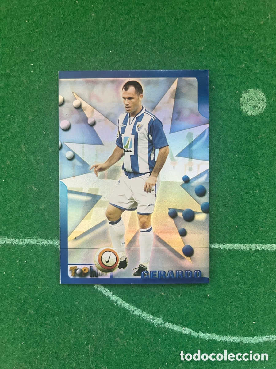 Cromos de f&uacute;tbol: 100 GERARDO MALAGA TOP LIGA 2005 2006 MUNDICROMO TOP MEDIO BRILLO