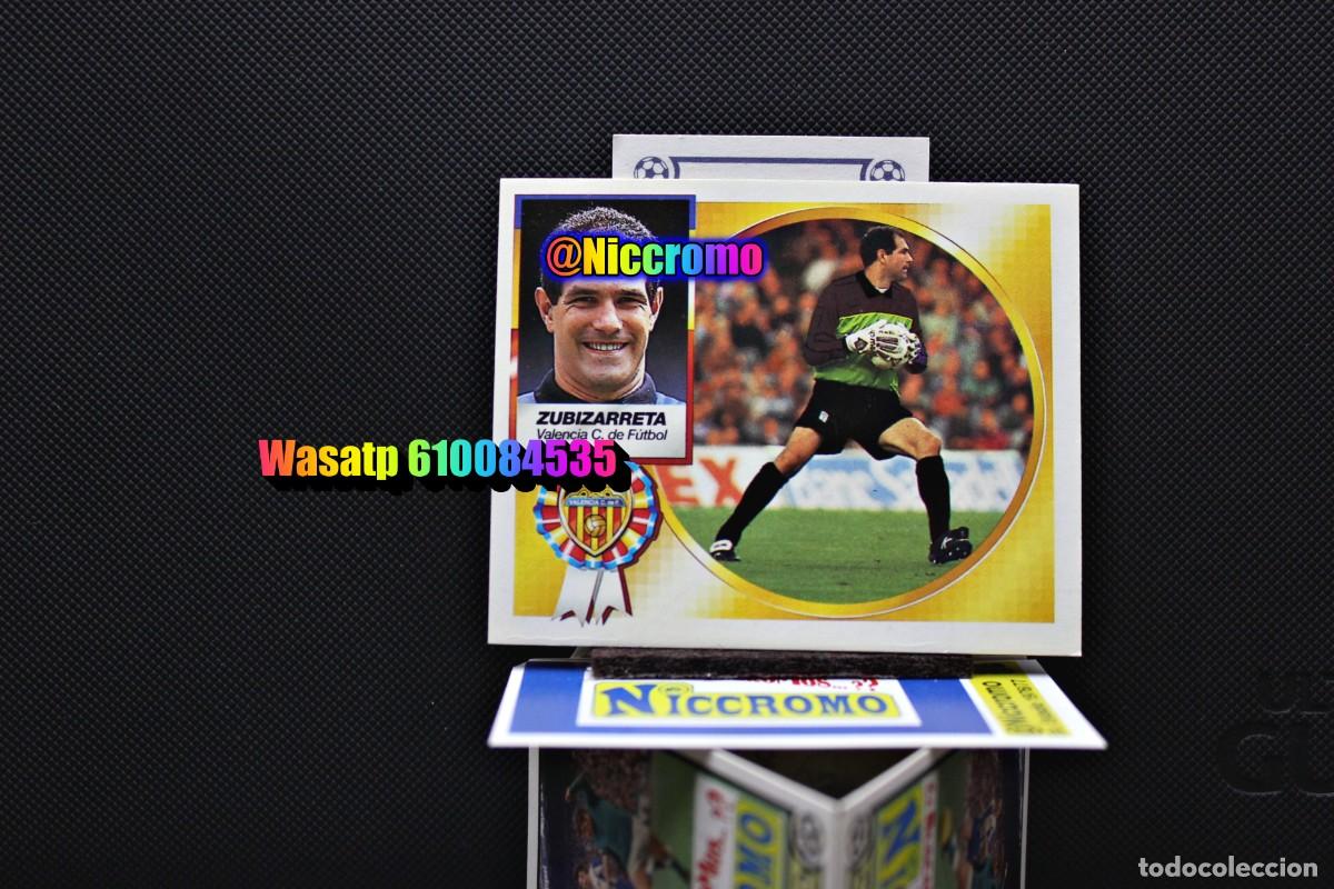 Cromos de f&uacute;tbol: zubizarreta valencia 1994 1995 nuevo sin pegar liga futbol 94 95 + en niccromo
