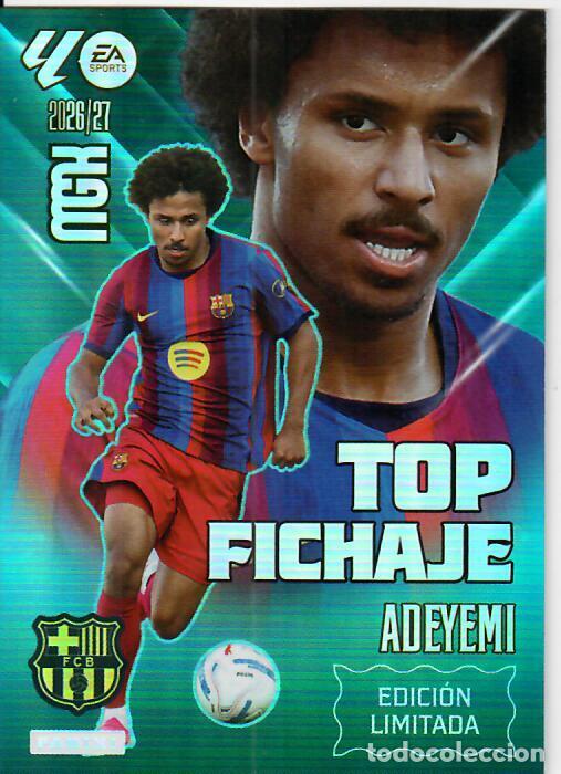 Cromos de f&uacute;tbol: TRADING CARD PANINI MEGACRACKS 26 27 - MGK TOP FICHAJE ADEYEMI - BARCELONA - EDICI&Oacute;N LIMITADA