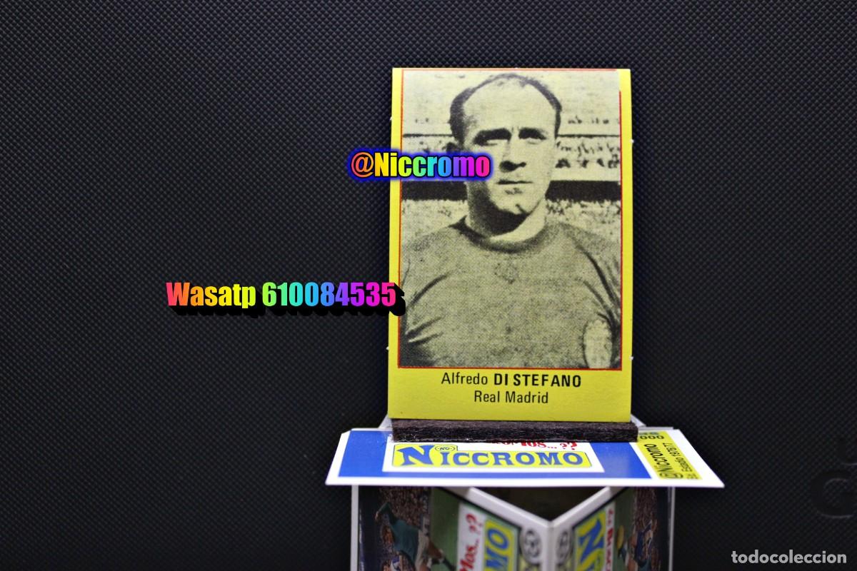 Cromos de f&uacute;tbol: di stefano espa&ntilde;a ed super rollan 84 nuevo sin pegar liga futbol + en niccromo