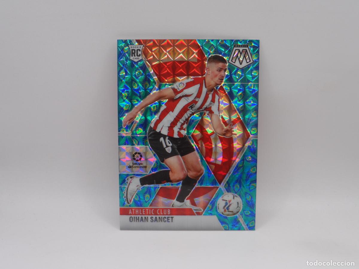 Cromos de f&uacute;tbol: 35 OIHAN SANCET ROOKIE PARALELA PEACOCK ATHLETIC CLUB PANINI MOSAIC 2020 2021 20 21 RC PRIZM
