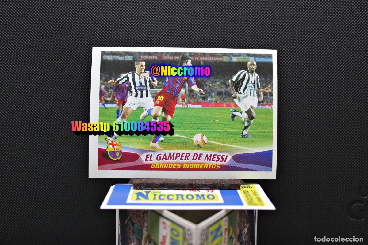 Cromos de f&uacute;tbol: messi barcelona 2005 super barca ed panini cromo nuevo sin pegar liga futbol + en niccromo