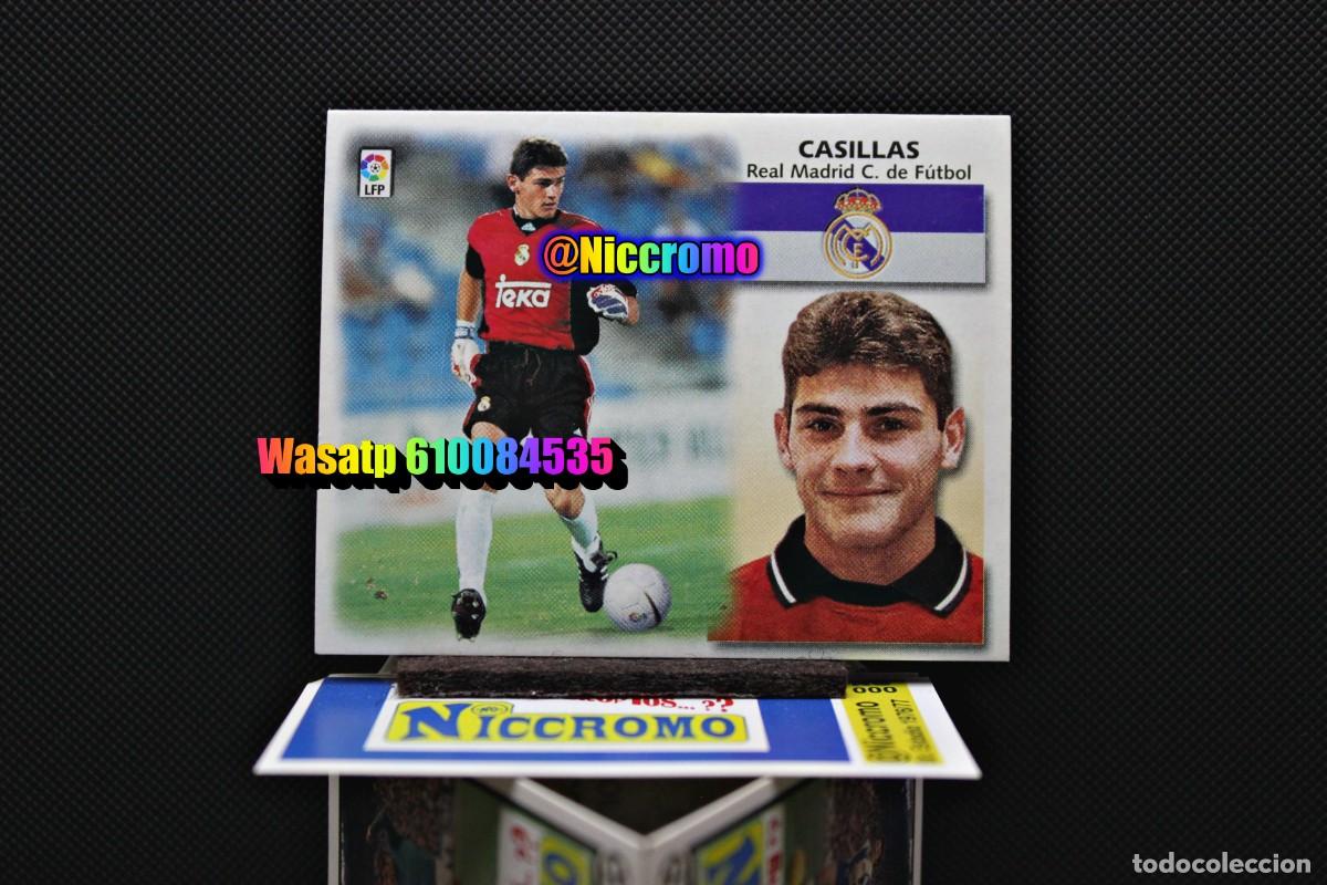 Cromos de f&uacute;tbol: casilla real madrid 1999 2000 10 bis ed este cromo nuevo sin pegar liga futbol 99 00 + en niccromo