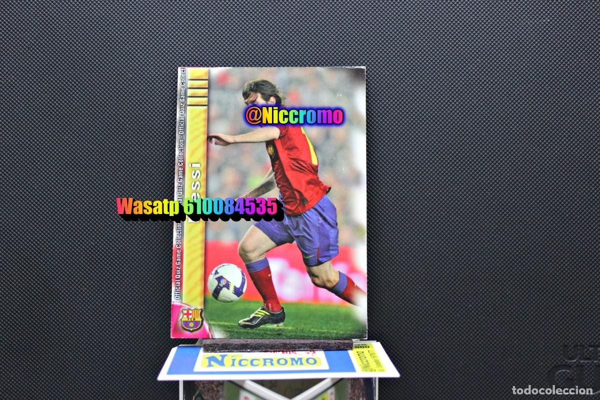 Cromos de f&uacute;tbol: messi barcelona 2010 mundicromo tarjeta nuevo sin pegar liga futbol 2009 10 + en niccromo