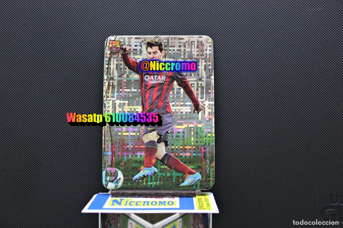 Cromos de f&uacute;tbol: messi barcelona 2015 mundicromo tarjeta nuevo sin pegar liga futbol 2014 15 + en niccromo