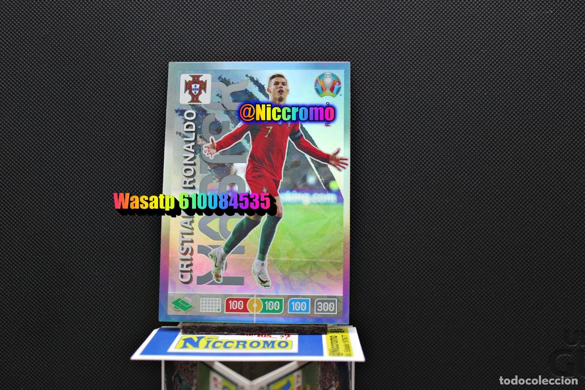 Cromos de f&uacute;tbol: cristiano ronaldo portugal euro 2020 panini tarjeta nueva sin pegar liga futbol 20 + en niccromo