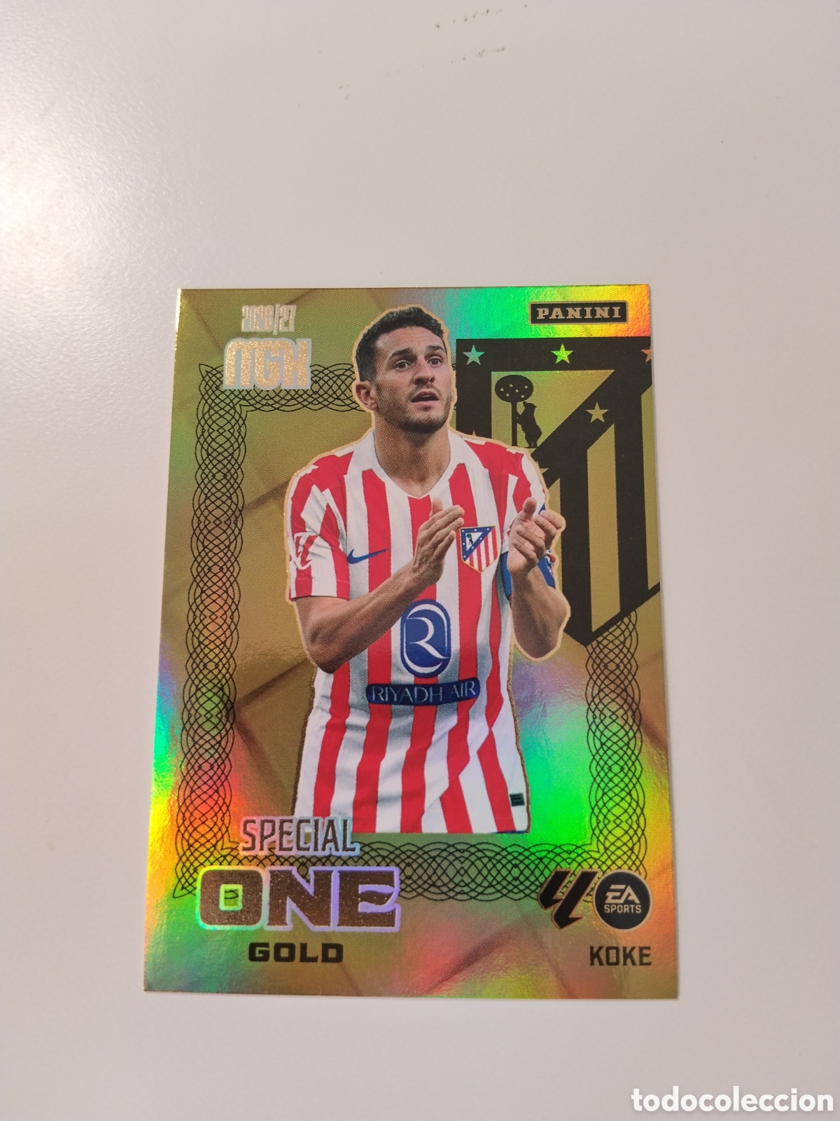 Cromos de f&uacute;tbol: Koke Special One Gold Megacrack 26/27