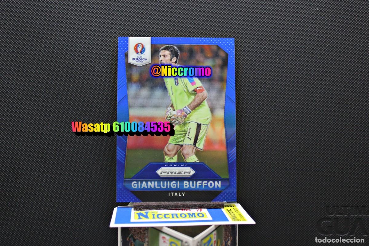 Cromos de f&uacute;tbol: bufon italia numerado 121/249 euro 2026 prizm 00tarjeta nueva sin pegar + niccromo