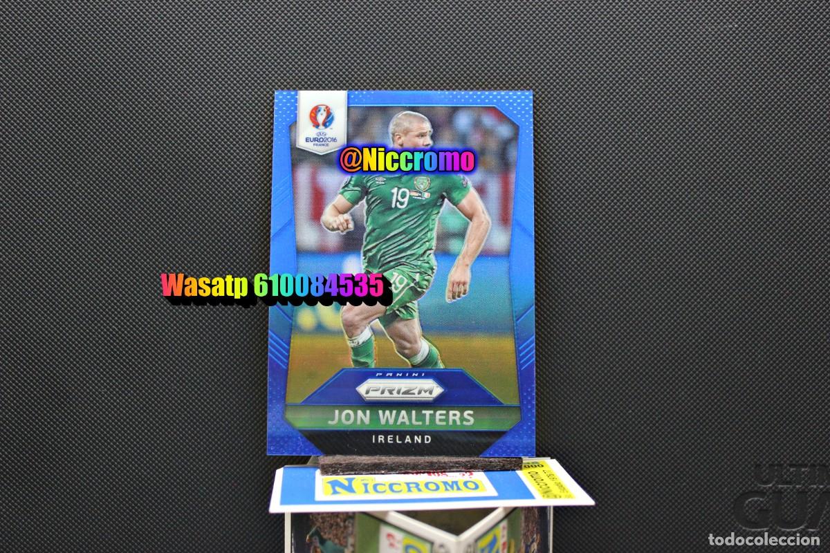 Cromos de f&uacute;tbol: jos walters irlanda numerado 034/249 euro 2016 prizm eurocopa tarjeta nueva sin pegar + niccromo