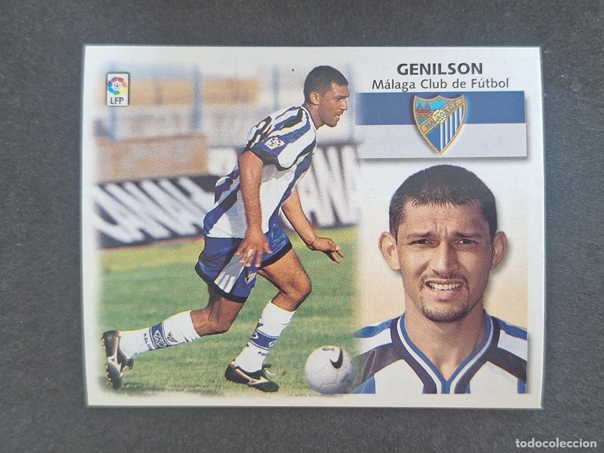 Football Stickers: L5 GENILSON MALAGA C. F. COLOCA LIGA ESTE 1999 2000 99 00 NUNCA PEGADO SIN PEGAR