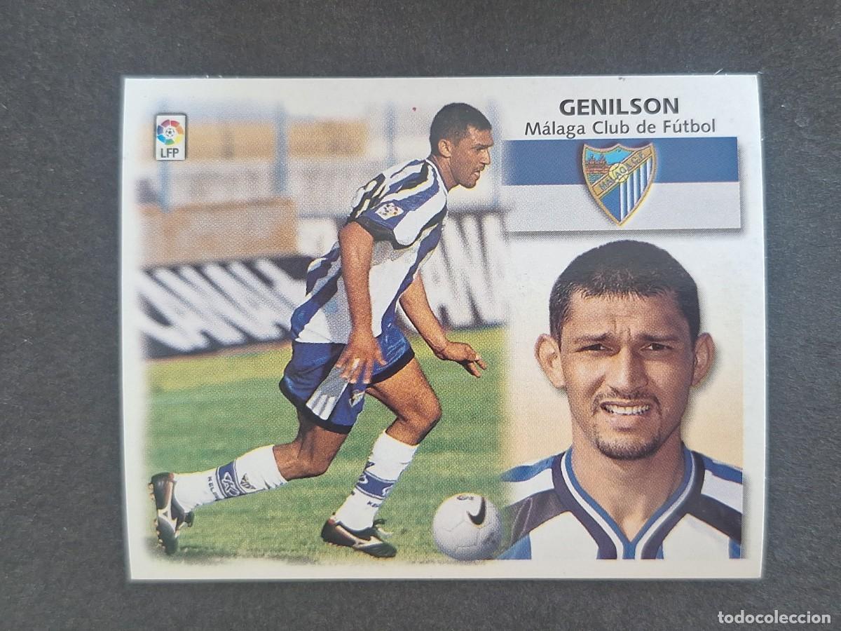 Football Stickers: L5 GENILSON MALAGA C. F. COLOCA LIGA ESTE 1999 2000 99 00 NUNCA PEGADO SIN PEGAR