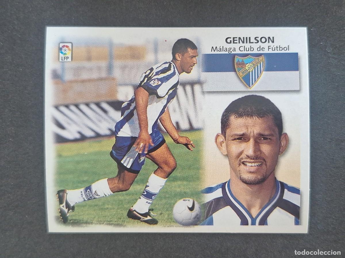 Football Stickers: L5 GENILSON MALAGA C. F. COLOCA LIGA ESTE 1999 2000 99 00 NUNCA PEGADO SIN PEGAR