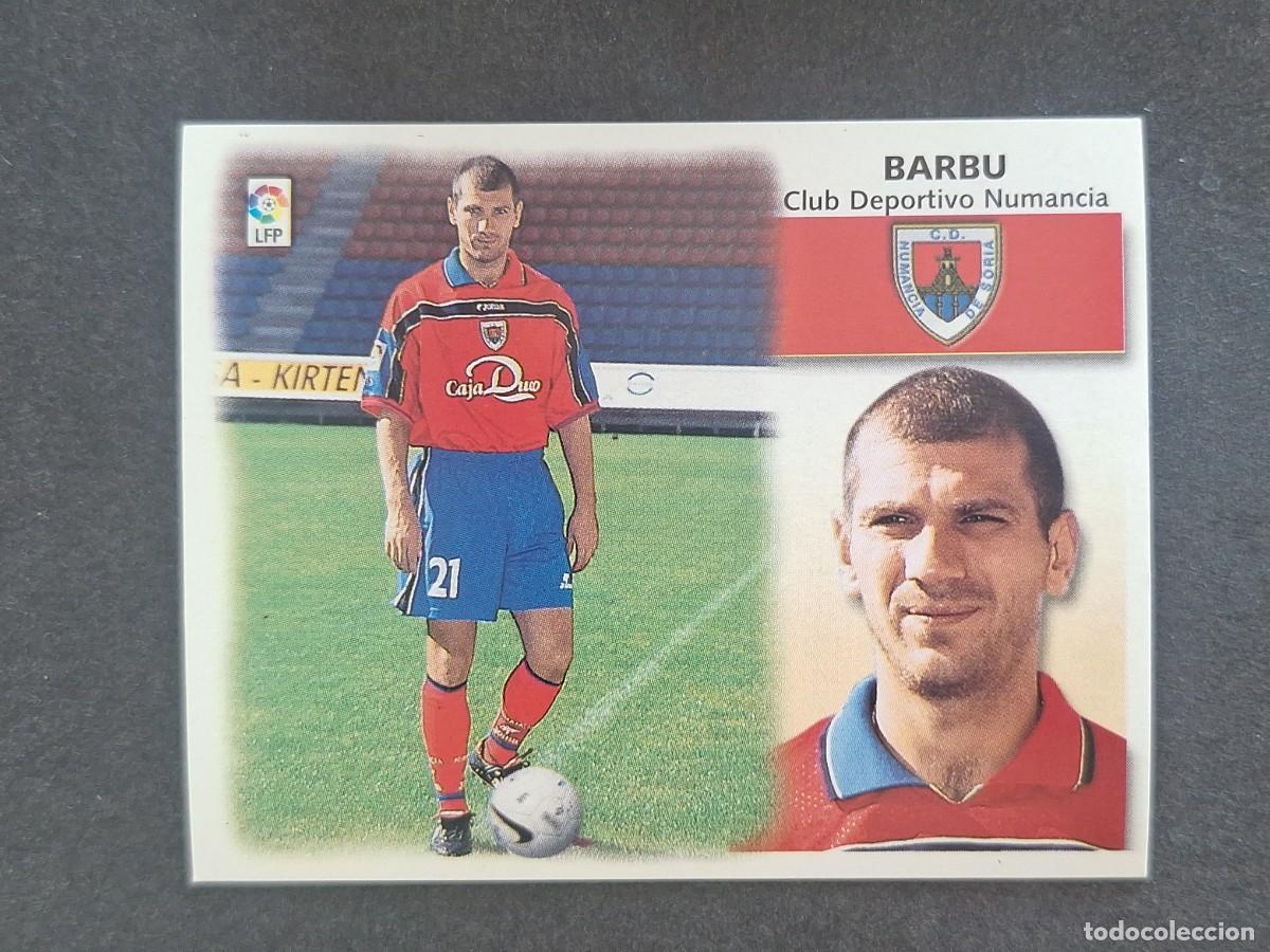 Football Stickers: L5 BARBU C. D. NUMANCIA COLOCA LIGA ESTE 1999 2000 99 00 NUNCA PEGADO SIN PEGAR