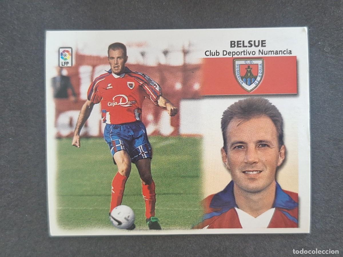 Football Stickers: L5 BELSUE C. D. NUMANCIA COLOCA LIGA ESTE 1999 2000 99 00 NUNCA PEGADO SIN PEGAR