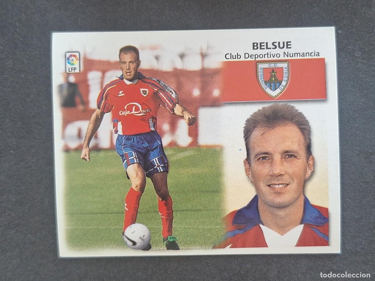 Cromos de f&uacute;tbol: L5 BELSUE C. D. NUMANCIA COLOCA LIGA ESTE 1999 2000 99 00 NUNCA PEGADO SIN PEGAR