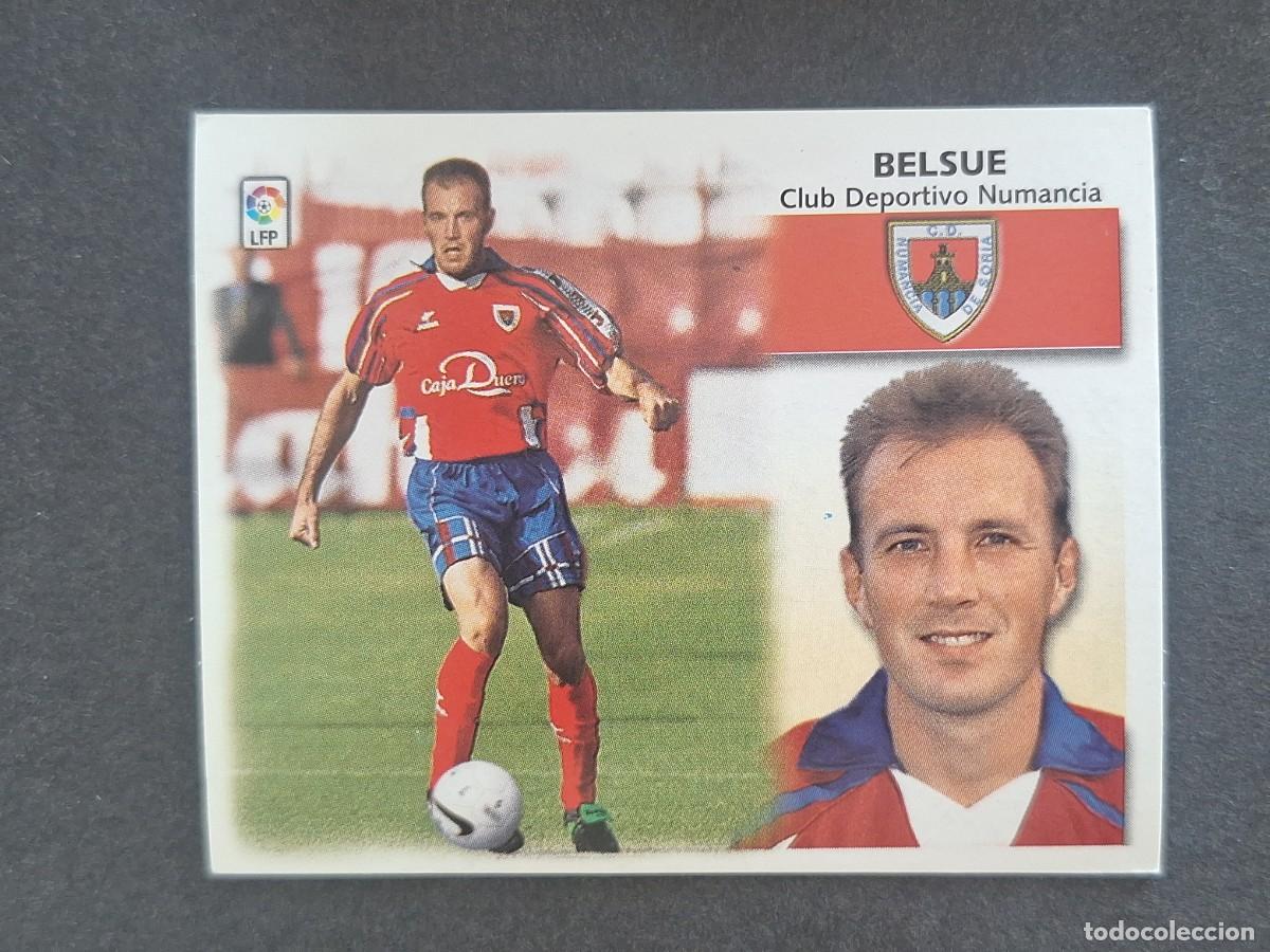Cromos de f&uacute;tbol: L5 BELSUE C. D. NUMANCIA COLOCA LIGA ESTE 1999 2000 99 00 NUNCA PEGADO SIN PEGAR