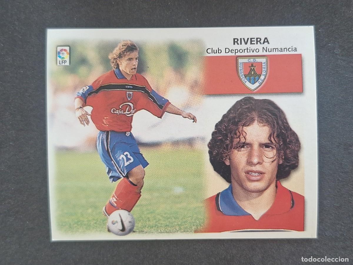 Cromos de f&uacute;tbol: L5 RIVERA C. D. NUMANCIA COLOCA LIGA ESTE 1999 2000 99 00 NUNCA PEGADO SIN PEGAR