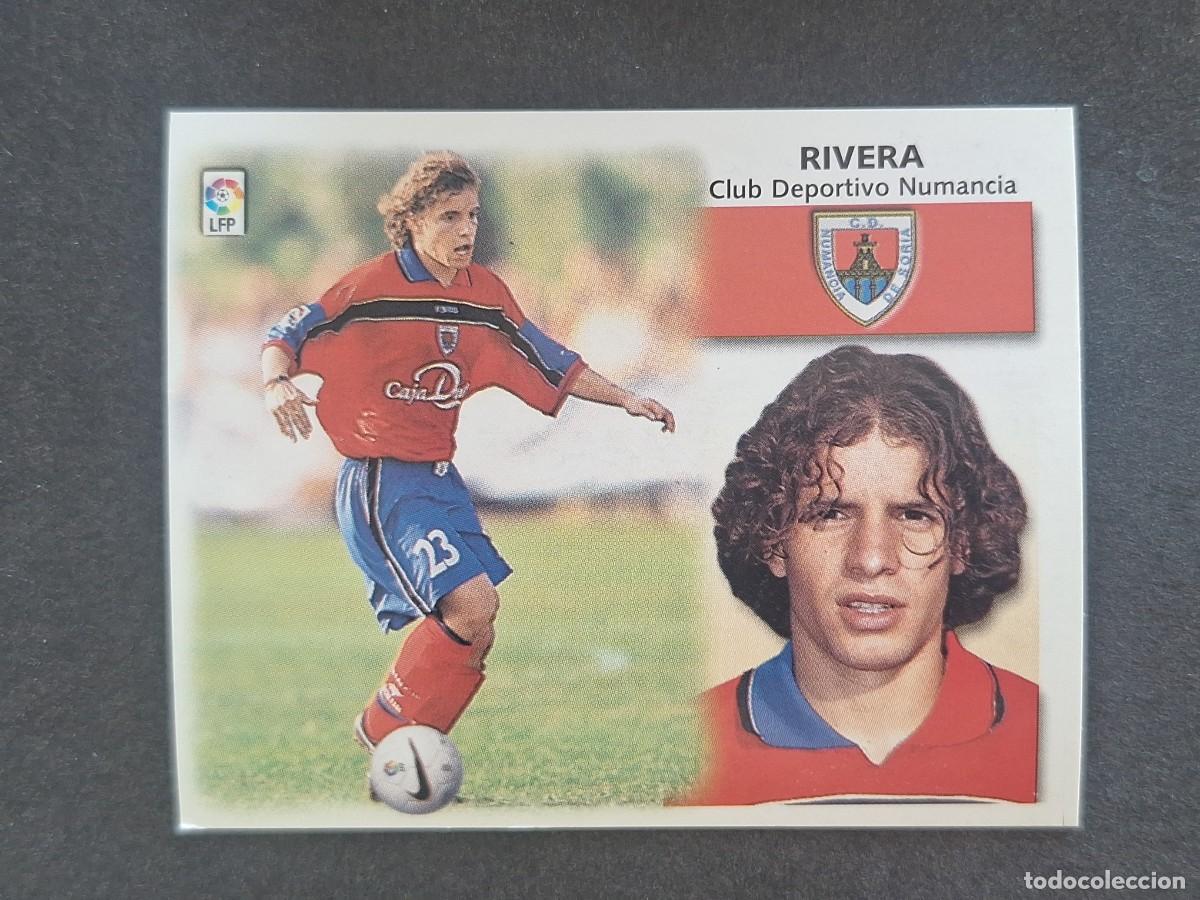 Cromos de f&uacute;tbol: L5 RIVERA C. D. NUMANCIA COLOCA LIGA ESTE 1999 2000 99 00 NUNCA PEGADO SIN PEGAR