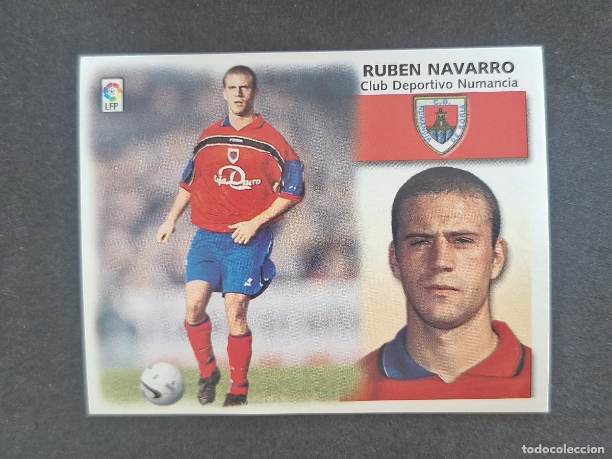 Cromos de f&uacute;tbol: L5 RUBEN NAVARRO C. D. NUMANCIA COLOCA LIGA ESTE 1999 2000 99 00 NUNCA PEGADO SIN PEGAR