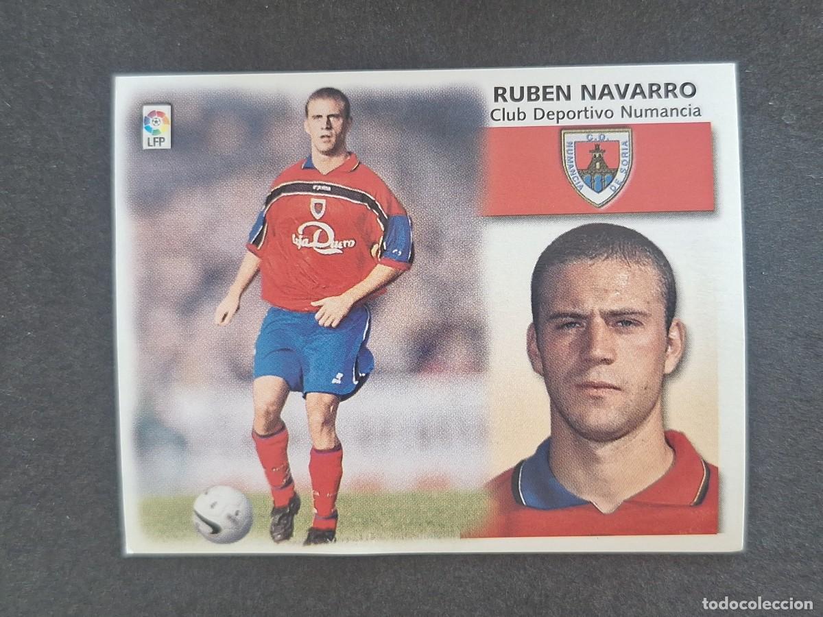 Cromos de f&uacute;tbol: L5 RUBEN NAVARRO C. D. NUMANCIA COLOCA LIGA ESTE 1999 2000 99 00 NUNCA PEGADO SIN PEGAR