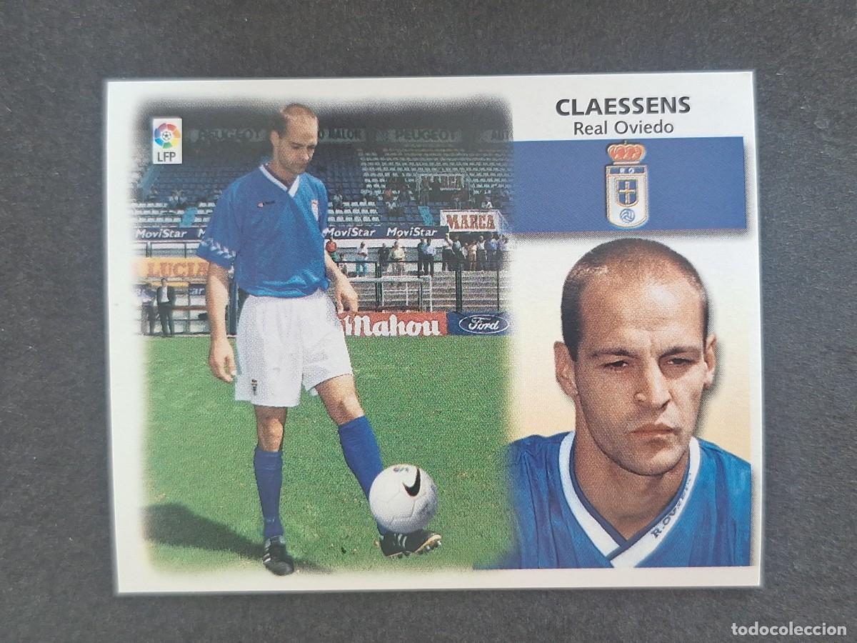 Cromos de f&uacute;tbol: L5 CLAESSENS REAL OVIEDO COLOCA LIGA ESTE 1999 2000 99 00 NUNCA PEGADO SIN PEGAR