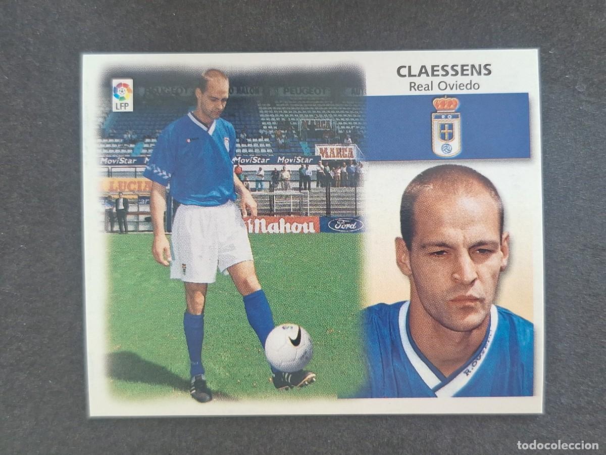 Cromos de f&uacute;tbol: L5 CLAESSENS REAL OVIEDO COLOCA LIGA ESTE 1999 2000 99 00 NUNCA PEGADO SIN PEGAR
