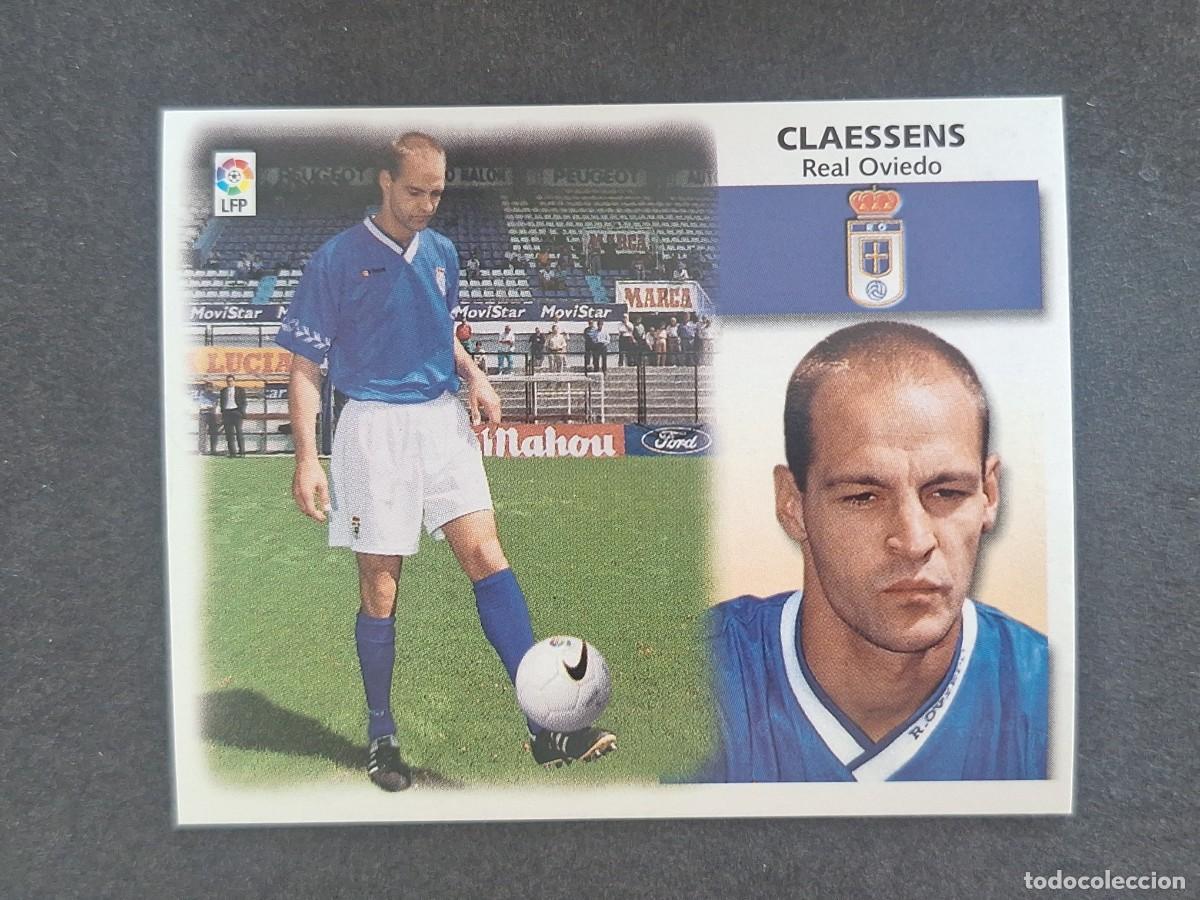 Cromos de f&uacute;tbol: L5 CLAESSENS REAL OVIEDO COLOCA LIGA ESTE 1999 2000 99 00 NUNCA PEGADO SIN PEGAR