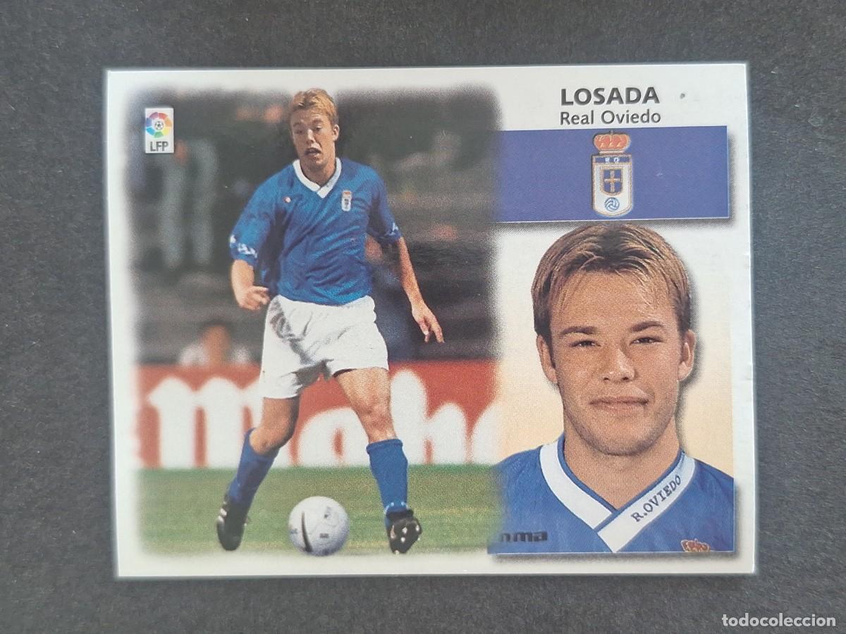 Cromos de f&uacute;tbol: L5 LOSADA REAL OVIEDO COLOCA LIGA ESTE 1999 2000 99 00 NUNCA PEGADO SIN PEGAR