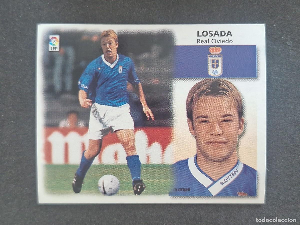 Cromos de f&uacute;tbol: L5 LOSADA REAL OVIEDO COLOCA LIGA ESTE 1999 2000 99 00 NUNCA PEGADO SIN PEGAR