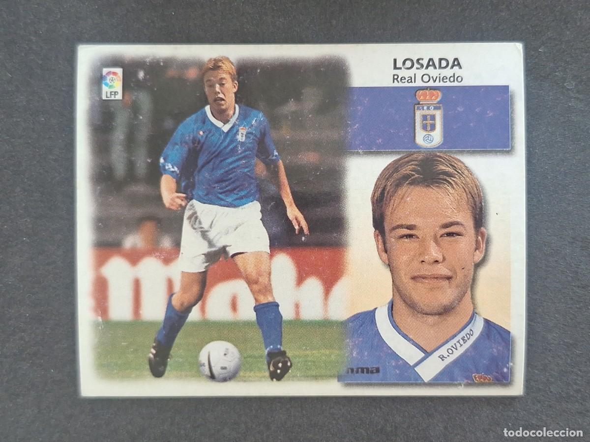 Cromos de f&uacute;tbol: L5 LOSADA REAL OVIEDO COLOCA LIGA ESTE 1999 2000 99 00 NUNCA PEGADO SIN PEGAR